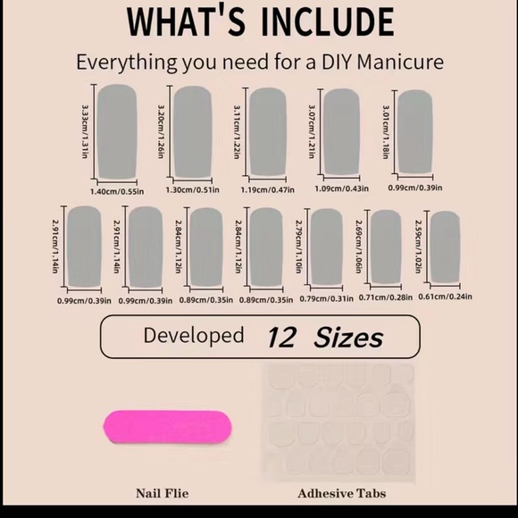 24 pc Spider-Man press on nails - Picture 3 of 3